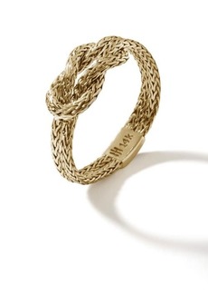 John Hardy Classic Chain 14K Gold Love Knot Ring at Nordstrom