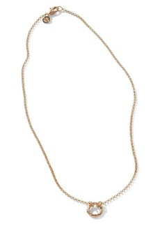 John Hardy Classic Chain Amulet Connector Necklace