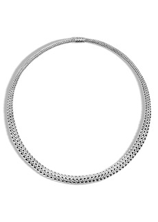 John Hardy Classic Chain Collar Necklace in Silver at Nordstrom