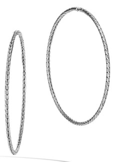 John Hardy Classic Chain Extra Large Hoop Earrings