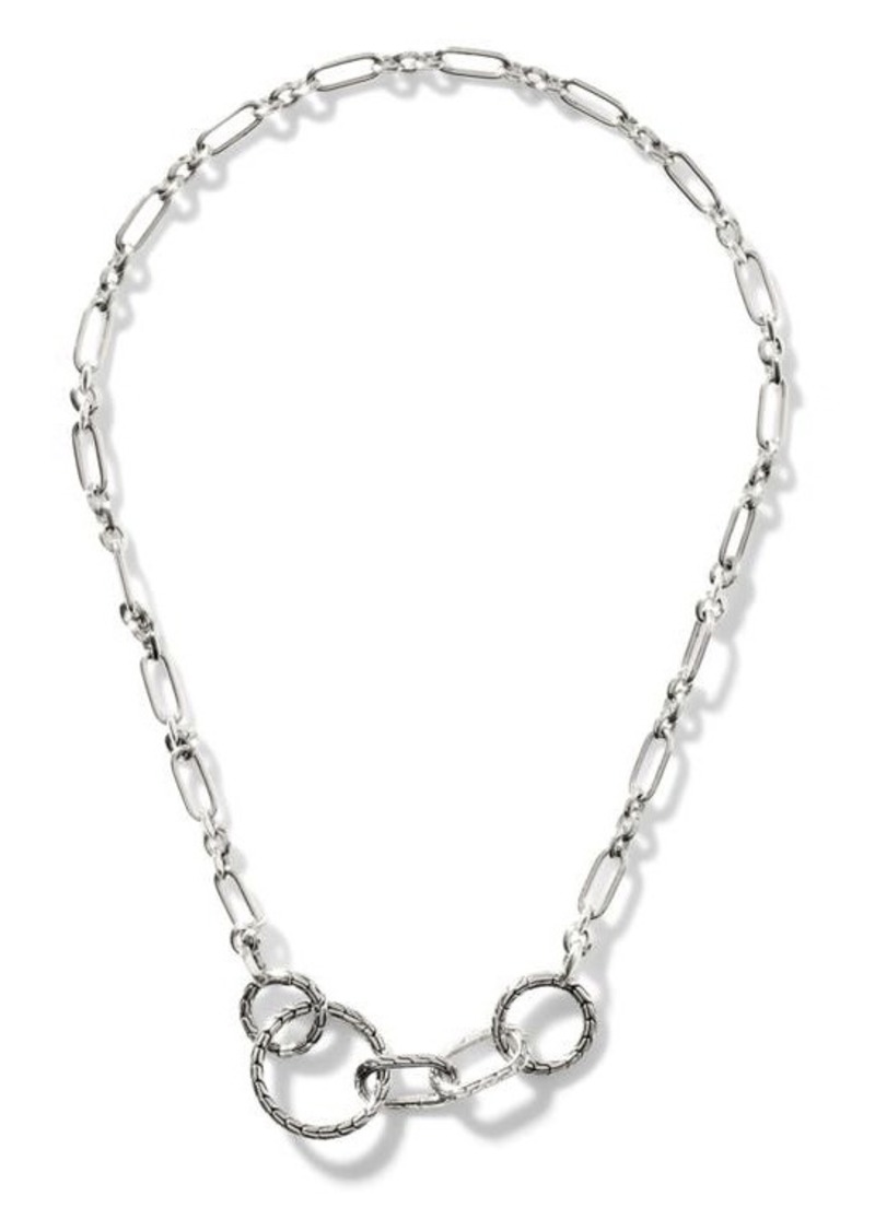 John Hardy Classic Chain Frontal Link Necklace