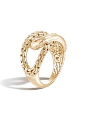 John Hardy Classic Chain Hammered Ring in Yellow Gold at Nordstrom
