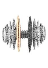 John Hardy Classic Chain Hammered Spear Two-Tone Flex Cuff in Silver/Gold at Nordstrom