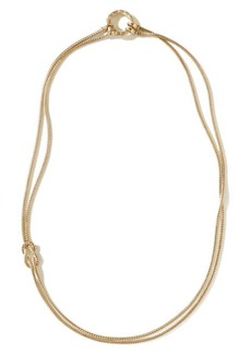 John Hardy Classic Chain Knot Layered Rope Necklace