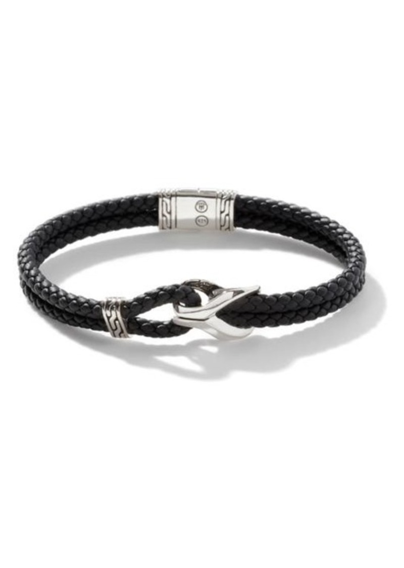 John Hardy Classic Chain Leather Cord Bracelet