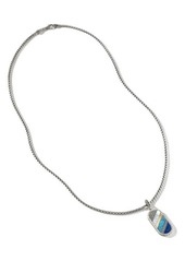 John Hardy Classic Chain Mixed Stone Pendant Necklace