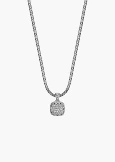 John Hardy Classic Chain Pavé Diamond Pendant Necklace
