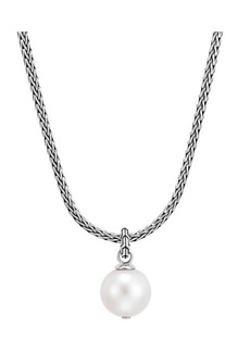 John Hardy Classic Chain Freshwater Pearl Pendant Necklace
