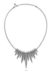 John Hardy Classic Chain Spear Dangling Bib Necklace in Silver at Nordstrom