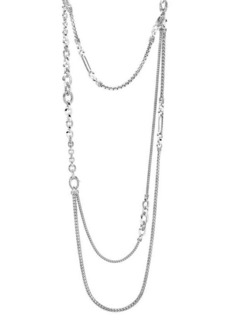 John Hardy Classic Chain Sterling Silver Tiered Necklace at Nordstrom