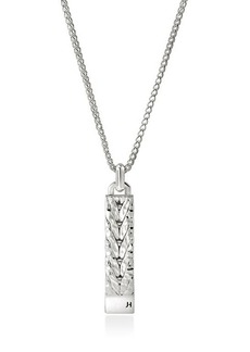 John Hardy Hammered Chain Pendant Necklace