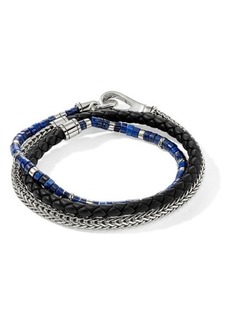 John Hardy Heishi Chain Wrap Bracelet