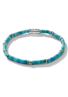 John Hardy Heishi Turquoise Bracelet