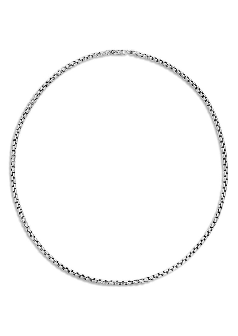 John Hardy 'Legends' Box Chain Necklace in Silver at Nordstrom Rack