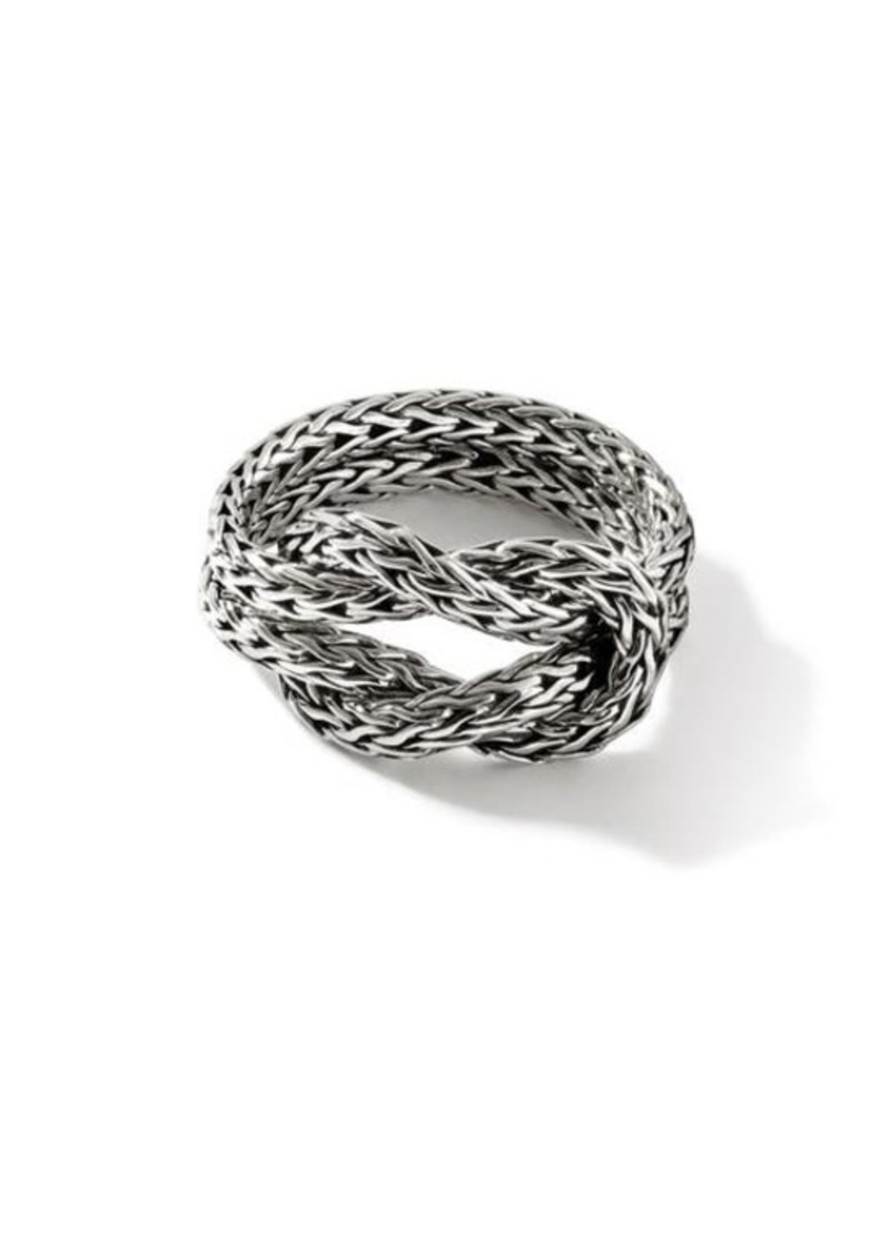 John Hardy Love Knot Chain Ring