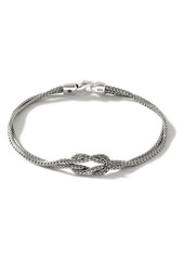 John Hardy Love Knot Layered Rope Chain Bracelet