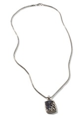 John Hardy Men's Classic Chain Keris Dagger Silver Pendant Necklace in Blue at Nordstrom