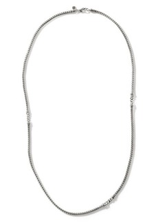 John Hardy Mens' Classic Chain Station Necklace