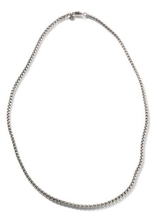 John Hardy Naga Box Chain Necklace in Silver at Nordstrom