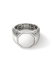 John Hardy Octagon Signet Ring