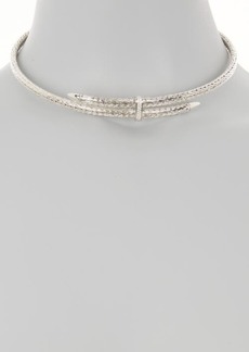 John Hardy Spear Coil Diamond Choker Necklace
