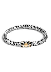 John Hardy Sterling Silver & 18K Bonded Gold Dot Medium Chain Bracelet