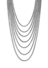 John Hardy Sterling Silver Classic Chain Multi-Row Necklace, 18