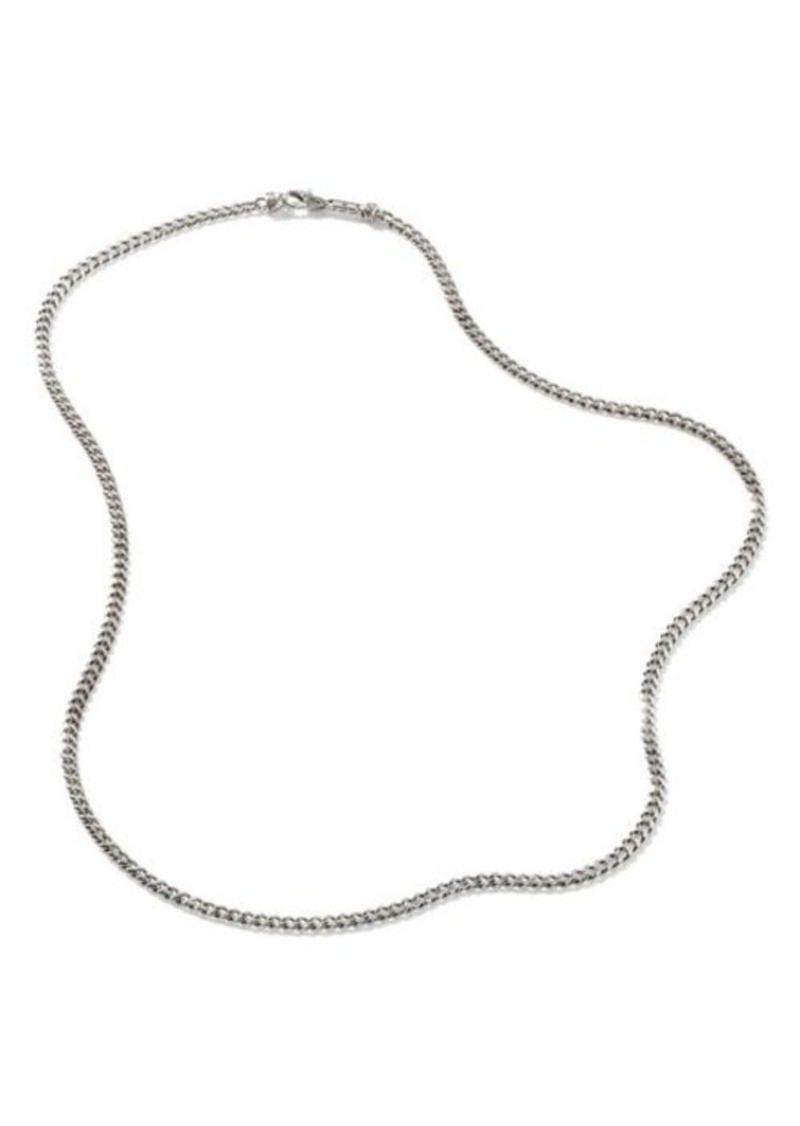 John Hardy Sterling Silver Curb Chain Necklace at Nordstrom