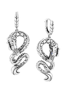 John Hardy Legends Naga sapphire drop earrings