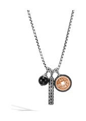 John Hardy Men's Classic Chain Triple-Pendant Necklace