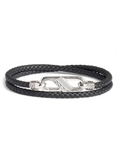 John Hardy Men's Classic Chain Double-Wrap Bracelet in Black at Nordstrom