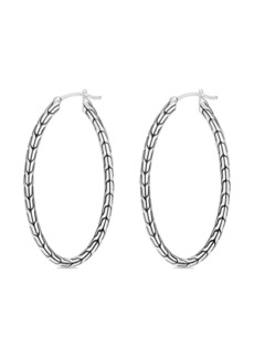 John Hardy large Classic Chain hoop earrings