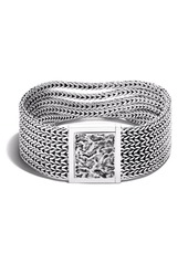 John Hardy silver Classic Chain multi-row bracelet