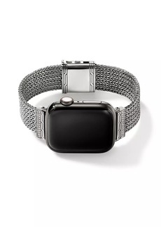 John Hardy Sterling Silver & 0.44 TCW Diamond Smartwatch Bracelet/0.71"