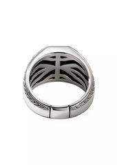 John Hardy Sterling Silver Signet Ring