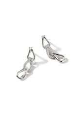 John Hardy Surf Pavé Link drop earrings