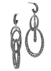 John Hardy Classic Chain Drop Earrings in Silver at Nordstrom