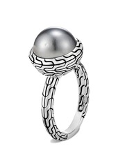 Women's John Hardy Classic Chain Tahitian Pearl Ring