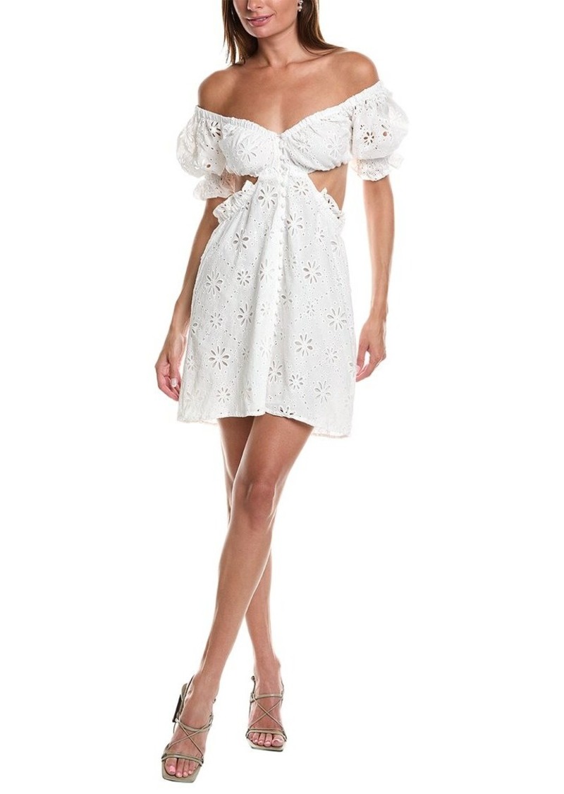 John Lewis JL LUXE Eyelet Mini Dress