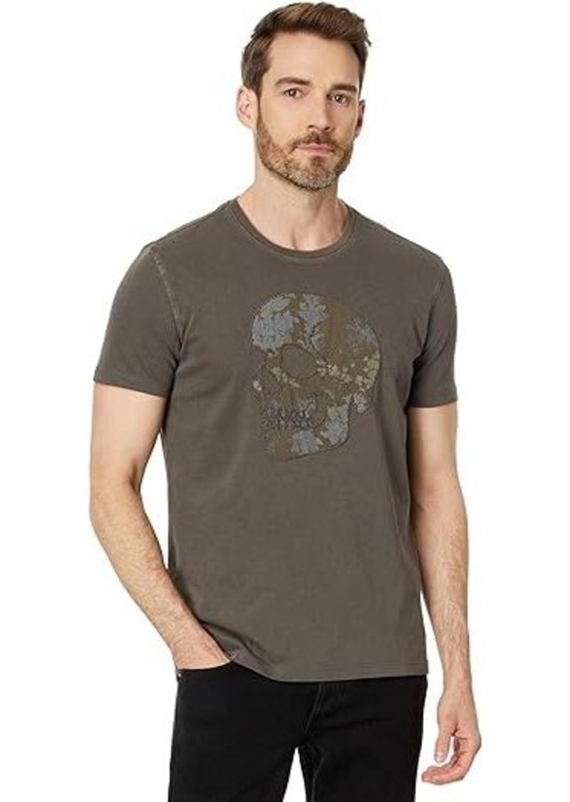 John Varvatos Applique Skull Tee