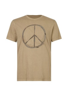 John Varvatos Barbed Wire Peace Sign T-Shirt