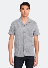 John Varvatos Benny Easy Fit Guayabera Shirt - M - Also in: S, L, XL