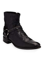 John Varvatos Eldridge Leather Harness Boot