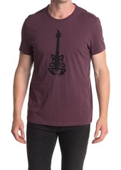 John Varvatos Embroidered Scorpion Guitar Graphic T-Shirt