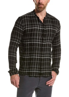 John Varvatos Classic Fit Broad Wool-Blend Shirt