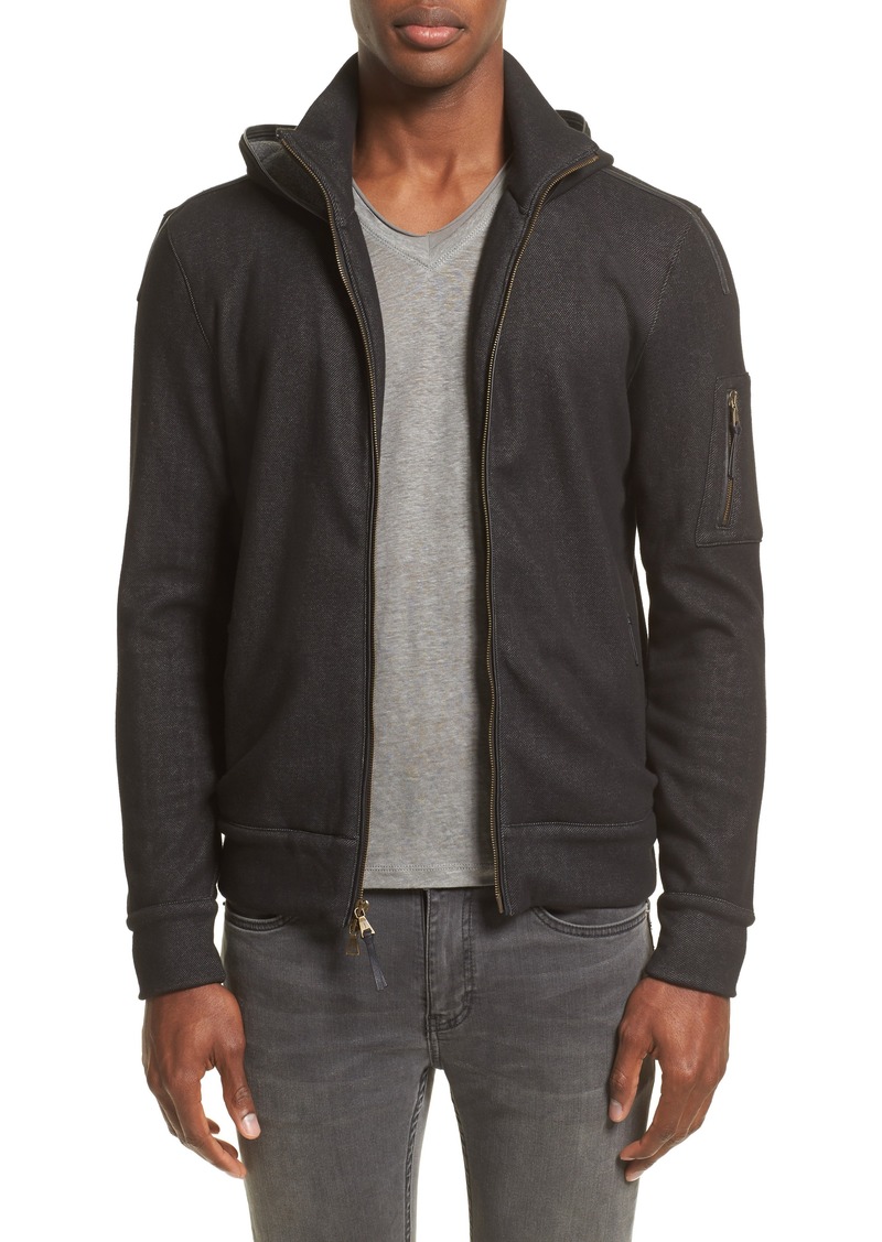 john varvatos zip hoodie