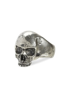 John Varvatos Collection Men's Sterling Silver Skull Statement Ring