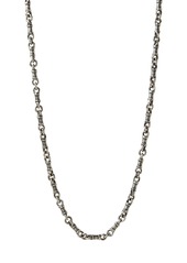 John Varvatos Collection Sterling Silver Artisan Metals Chain Link Necklace, 24"