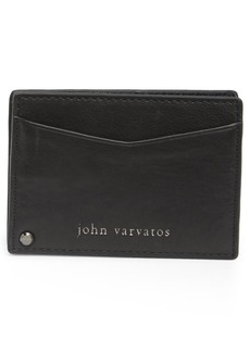 John Varvatos Heritage Dual Swing Card Case in Black at Nordstrom Rack