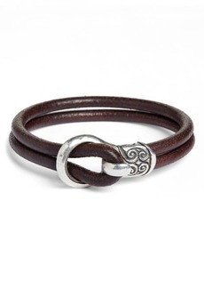 John Varvatos Leather Bracelet